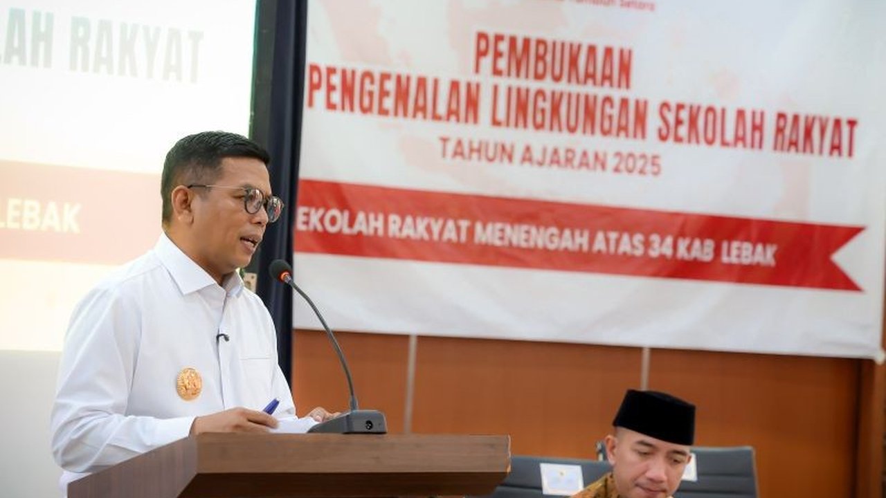 Gubernur Banten Andra Soni menegaskan Sekolah Rakyat sebagai upaya nyata perjuangan keadilan sosial, memberikan akses pendidikan bagi anak dari keluarga miskin ekstrem.