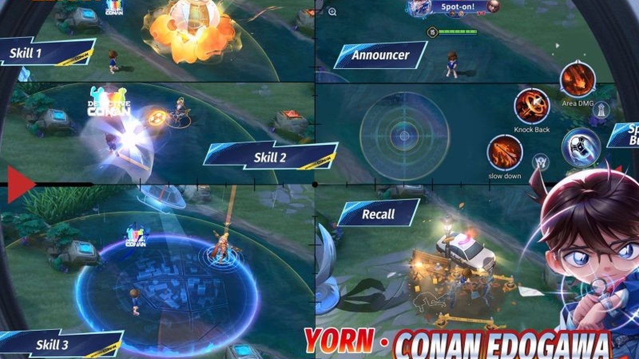 Game populer AOV Kolaborasi Detective Conan hadirkan nuansa misteri. Siapkah Anda mengungkap kasus di Athanor bersama Conan dan Kid?