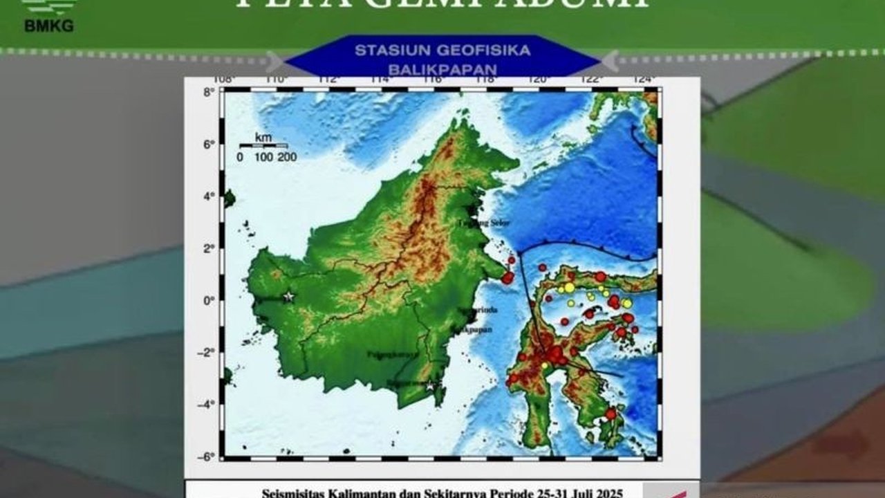 BMKG mencatat delapan kali gempa dangkal mengguncang Kalimantan dalam sepekan terakhir. Simak laporan lengkap mengenai aktivitas seismik di Bumi Borneo ini.