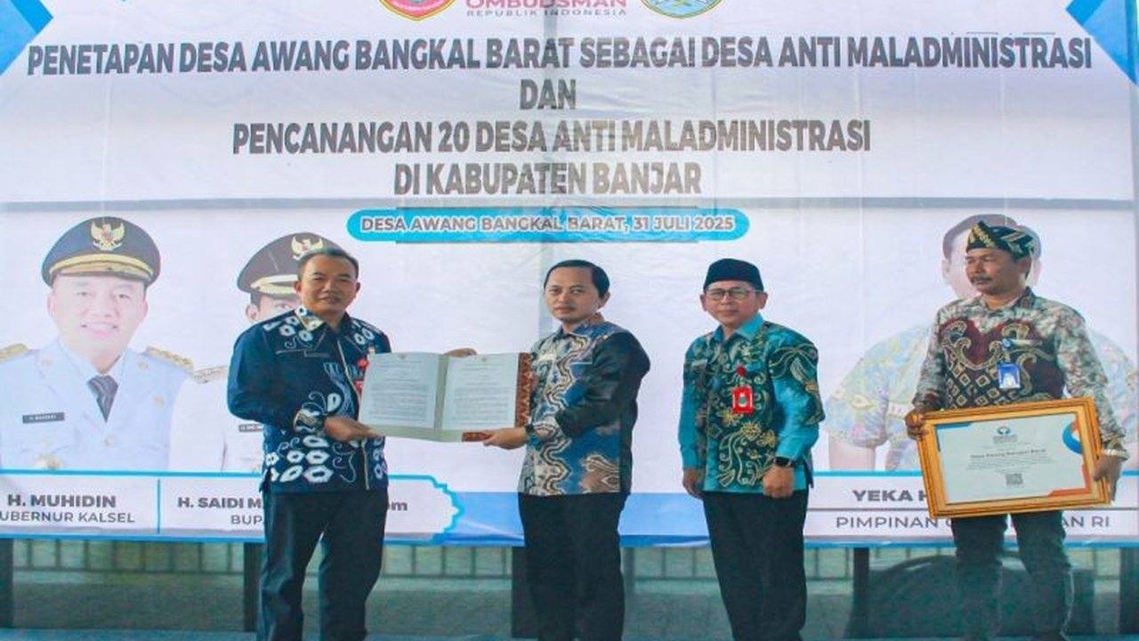 Gubernur Kalsel H Muhidin mengajak masyarakat untuk aktif dalam pengawasan pelayanan publik, khususnya di tingkat desa, demi menekan angka maladministrasi. Apa peran Anda?