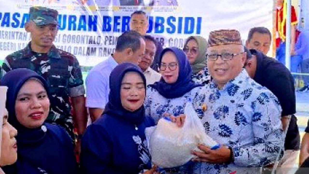 Tahukah Anda, Hanya Rp95 Ribu Dapatkan 7 Komoditas? Pemkab Gorontalo Gelar Pasar Murah Bersubsidi