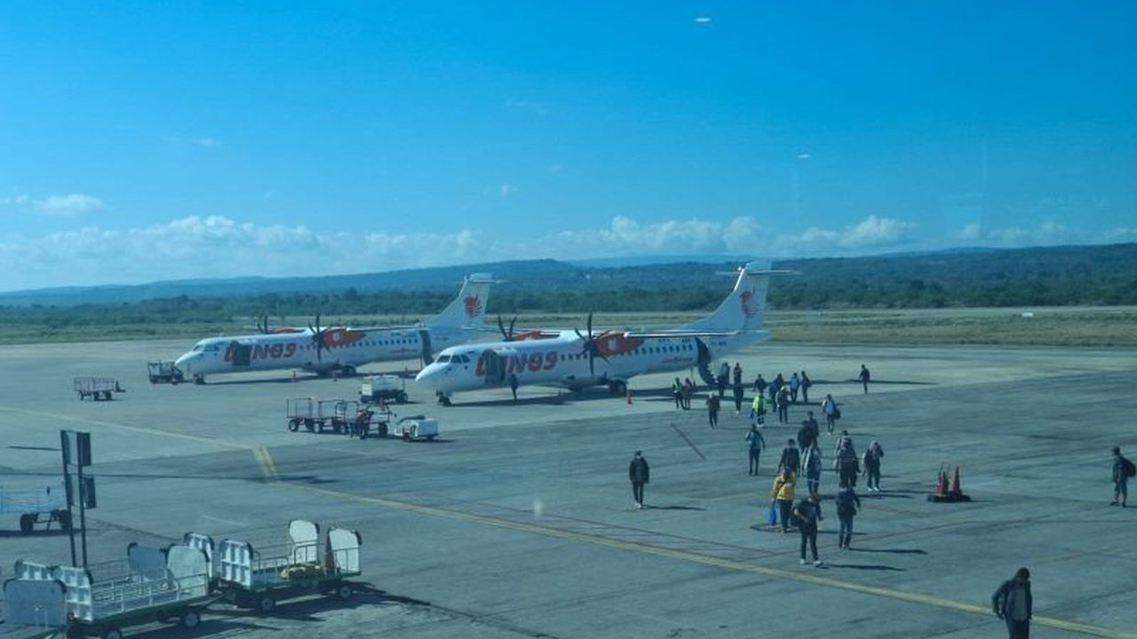14 Penerbangan Dibatalkan Akibat Erupsi Gunung Lewotobi, Bandara El Tari Kupang Terapkan Prosedur Keamanan