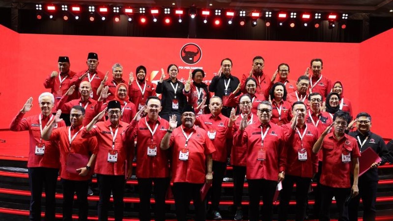 PDIP resmi mengumumkan susunan Pengurus DPP PDIP periode 2025-2030. Siapa saja yang masuk dan mengapa nama Hasto Kristiyanto tidak ada di daftar?