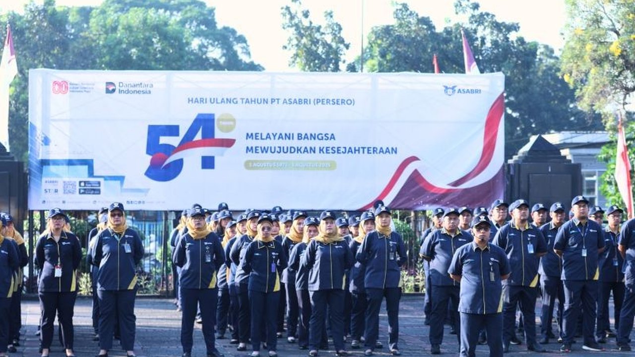 PT ASABRI (Persero) genap berusia 54 tahun, terus berkomitmen perluas jangkauan layanan ASABRI di seluruh Indonesia demi tingkatkan kesejahteraan peserta TNI, Polri, dan ASN.