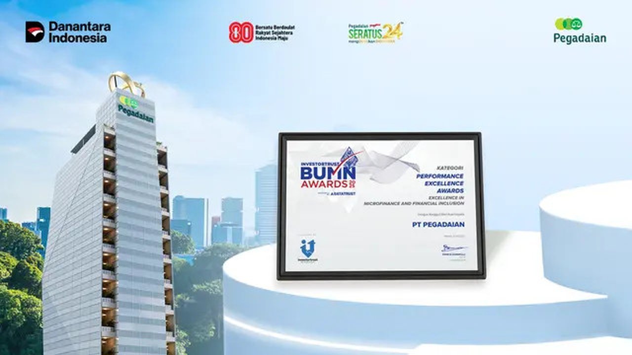Pegadaian raih penghargaan Investortrust BUMN Awards 2025
