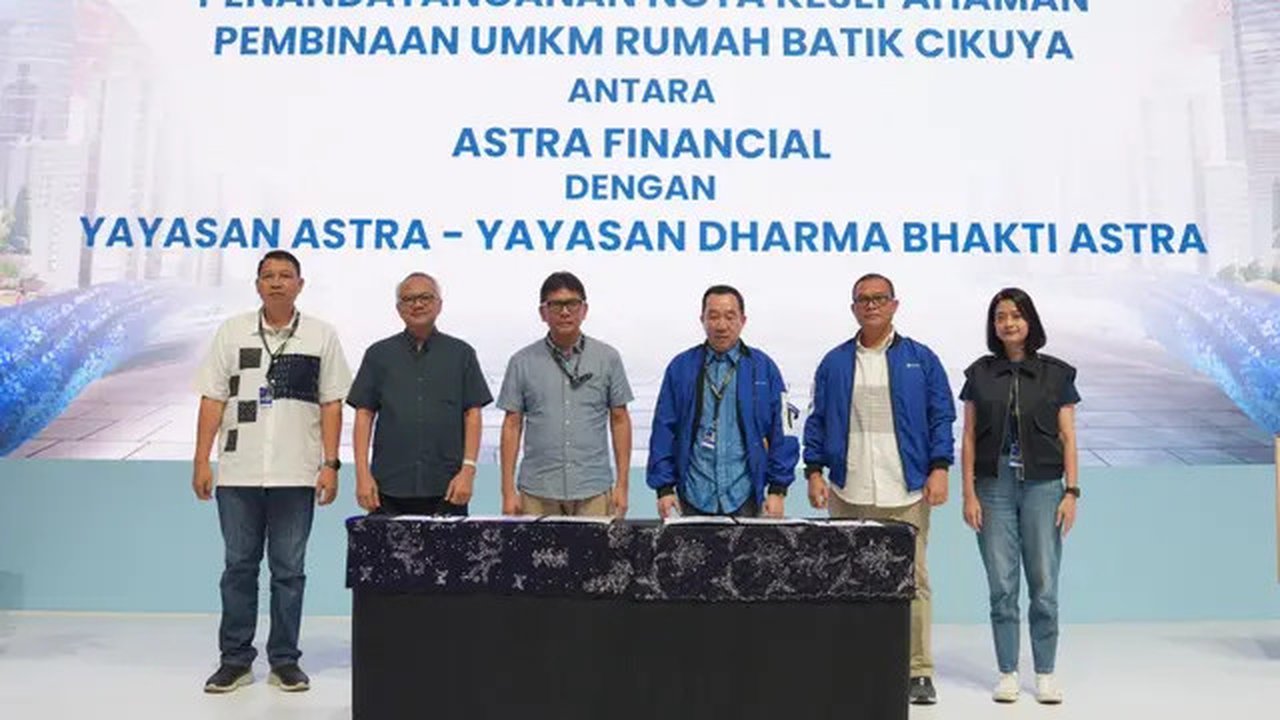 Seremoni penandatanganan Nota Kesepahaman di GIIAS 2025 (Astra)