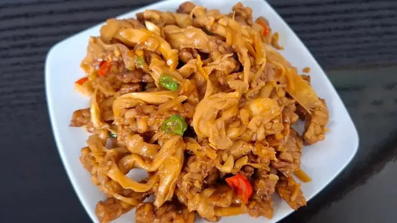 Resep orek tempe jamur. (dok. Cookpad @farah_annisa)