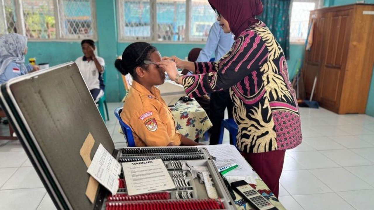 Sambut HUT ke-80 RI, Program Kesehatan Mata Freeport Sasar Ribuan Pelajar dan Masyarakat Nabire