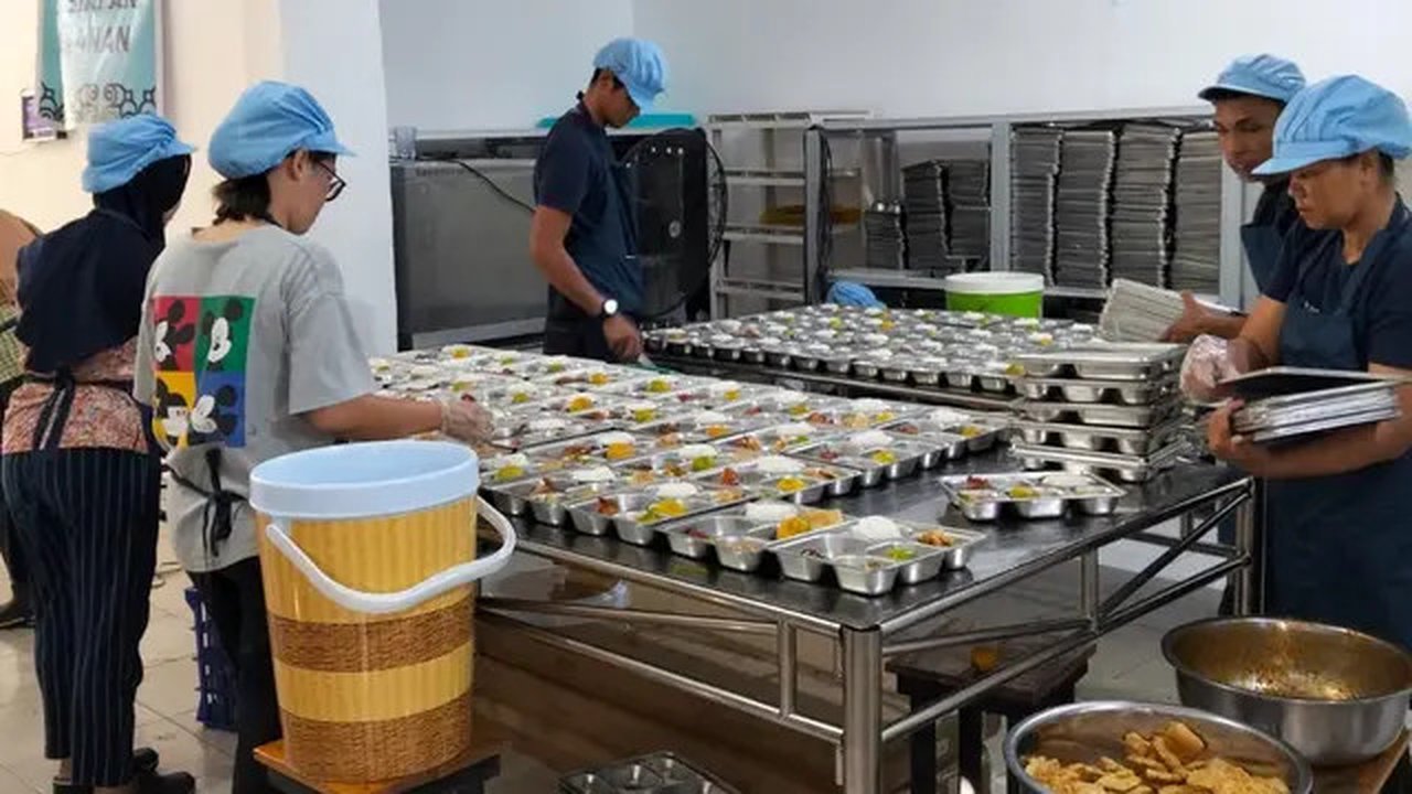 Mitra dapur Makan Bergizi Gratis (MBG) di Kecamatan Tanjung Raja, Ogan Ilir, Sumatra Selatan. (Foto: Istimewa)