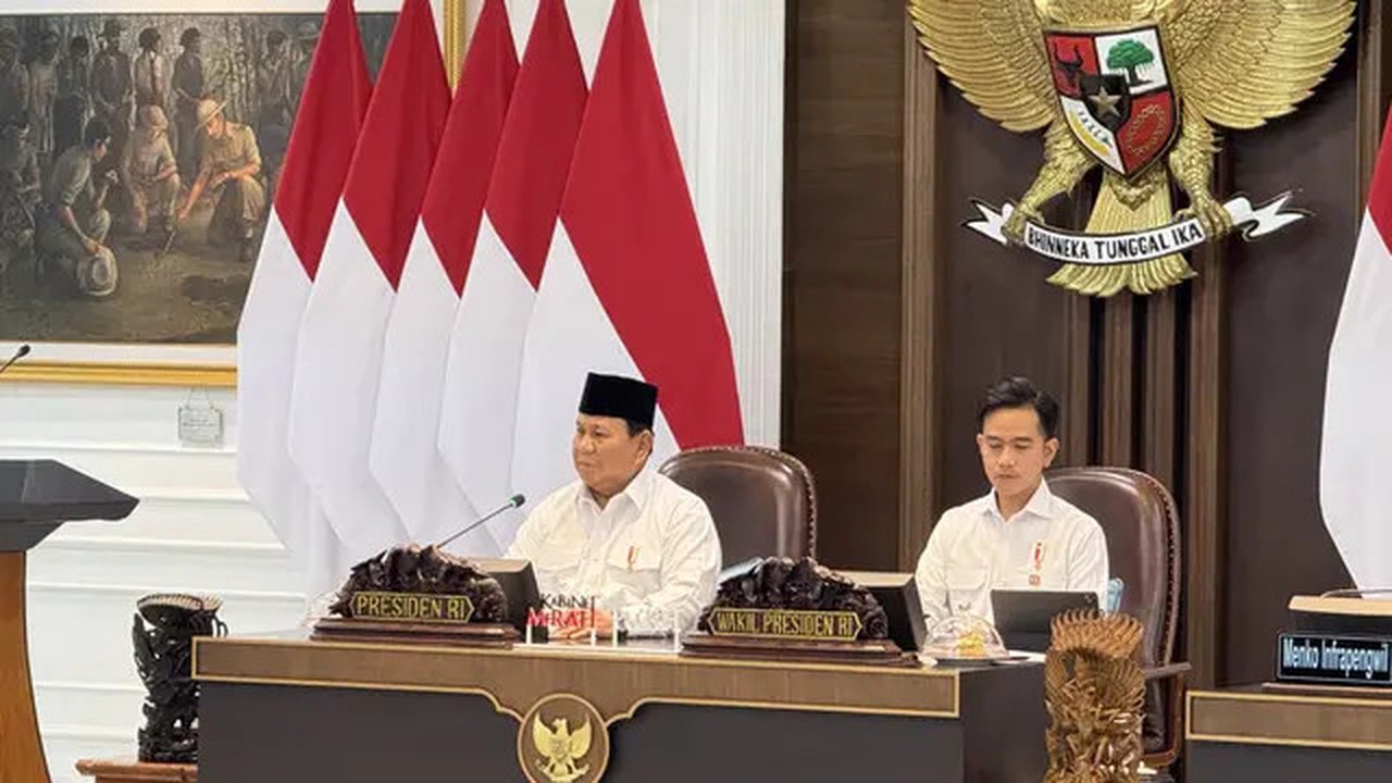 Presiden Prabowo Subianto dan Wapres Gibran Rakabuming Raka (Liputan6.com/Lizsa Egeham)