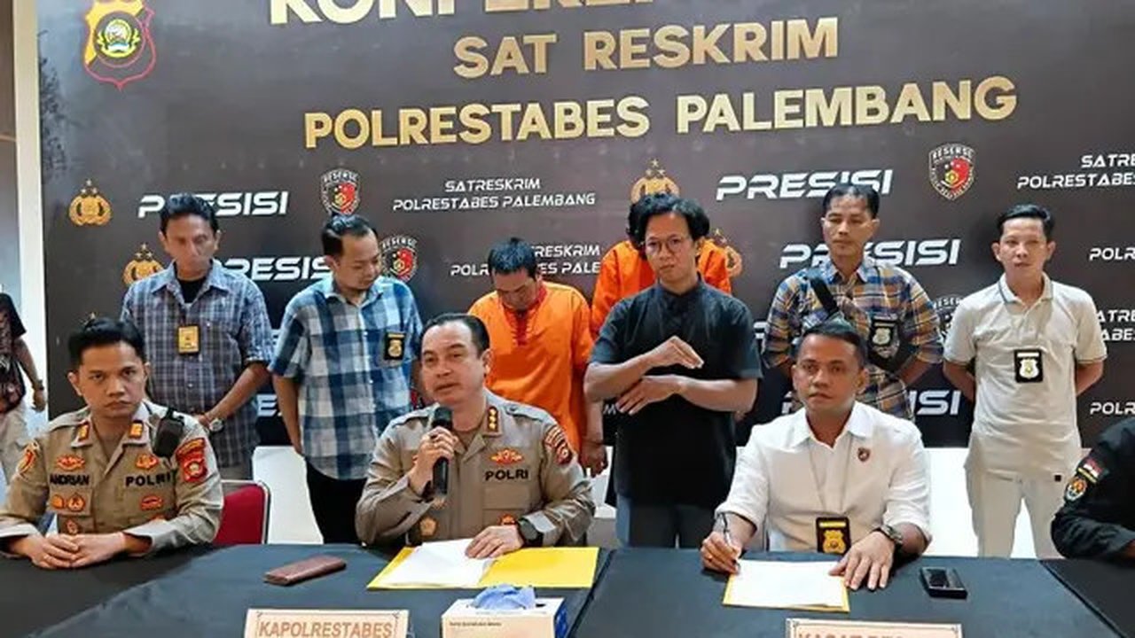 Ayah dan Anak Pelaku Pembunuhan Sadis Pemuda di Palembang
