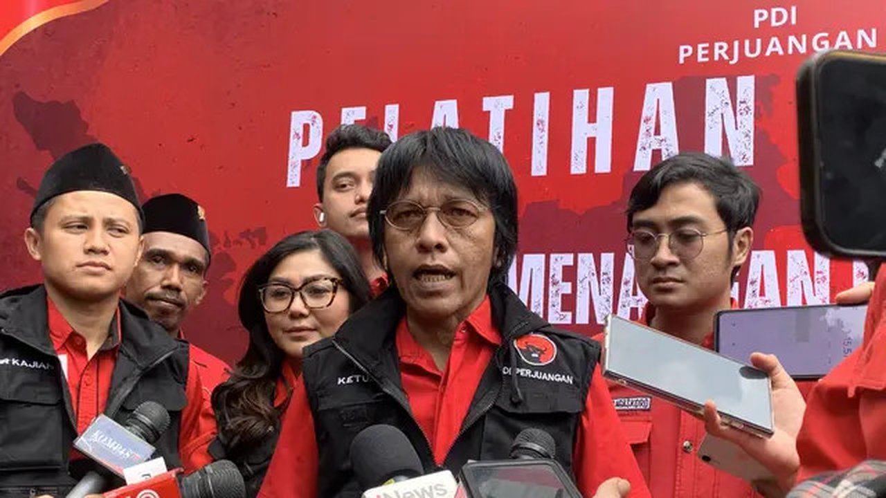 Ketua Tim Pemenangan Pilkada Nasional PDI Perjuangan (PDIP) Adian Napitupulu. (Liputan6.com/Delvira Hutabarat)