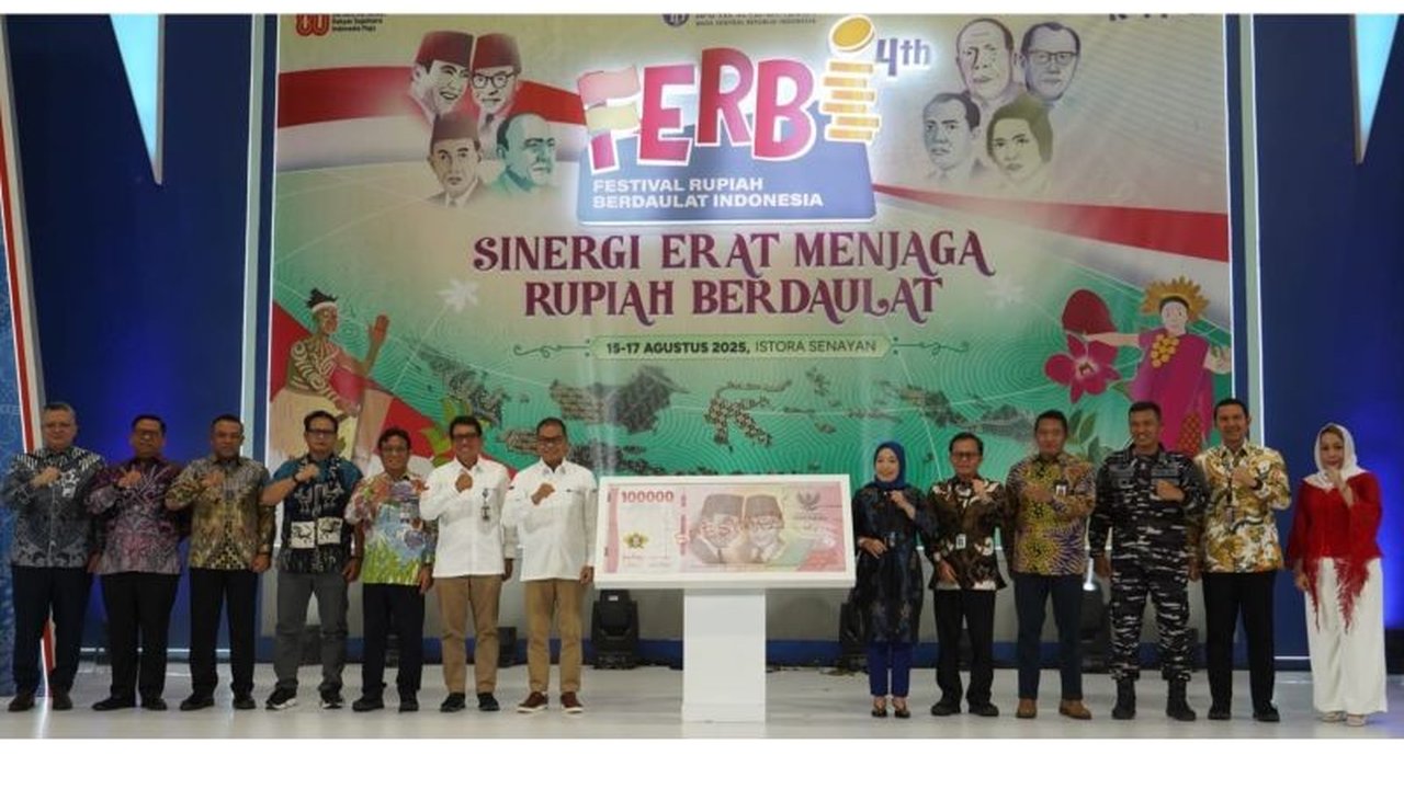 Gubernur BI Perry Warjiyo menegaskan Rupiah sebagai simbol kedaulatan bangsa yang wajib dijaga. Kenali perannya di Festival Rupiah Berdaulat Indonesia (FERBI) 2025!