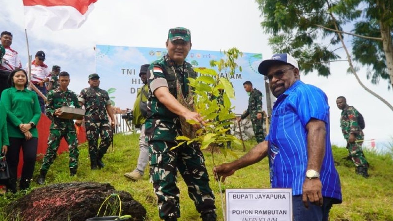 Korem 172/PWY gencar lakukan penanaman 80.000 pohon di Jayapura jelang HUT Ke-80 RI. Apa tujuan besar di balik gerakan Penanaman Pohon Korem 172/PWY ini?