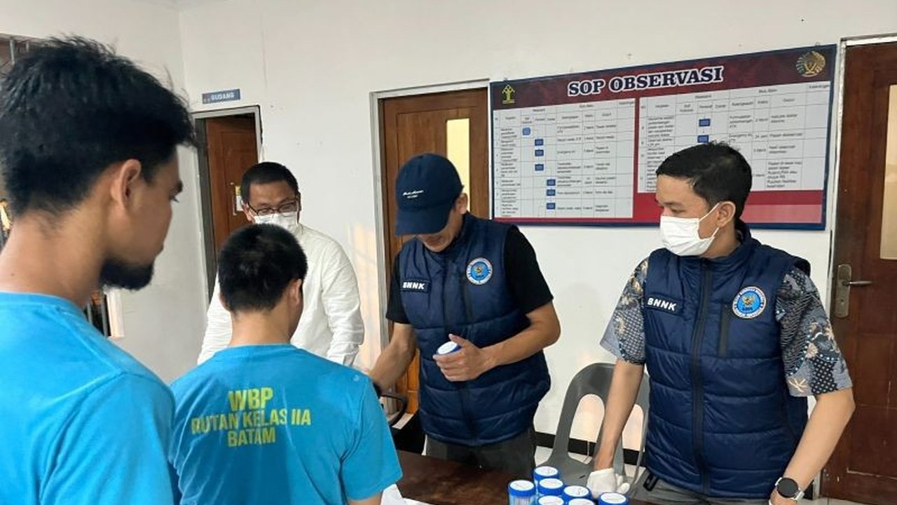 Rutan Batam Intensifkan Tes Urine Warga Binaan, Hasilnya Membuktikan Komitmen Bebas Narkoba