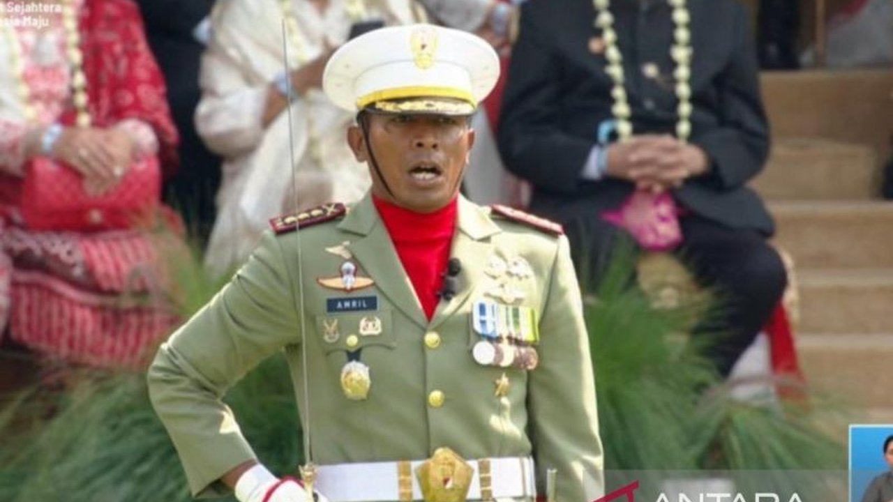 Siapa Komandan Upacara HUT ke-80 RI? Kolonel Amril Tehupelasury Pimpin Peringatan di Istana Merdeka