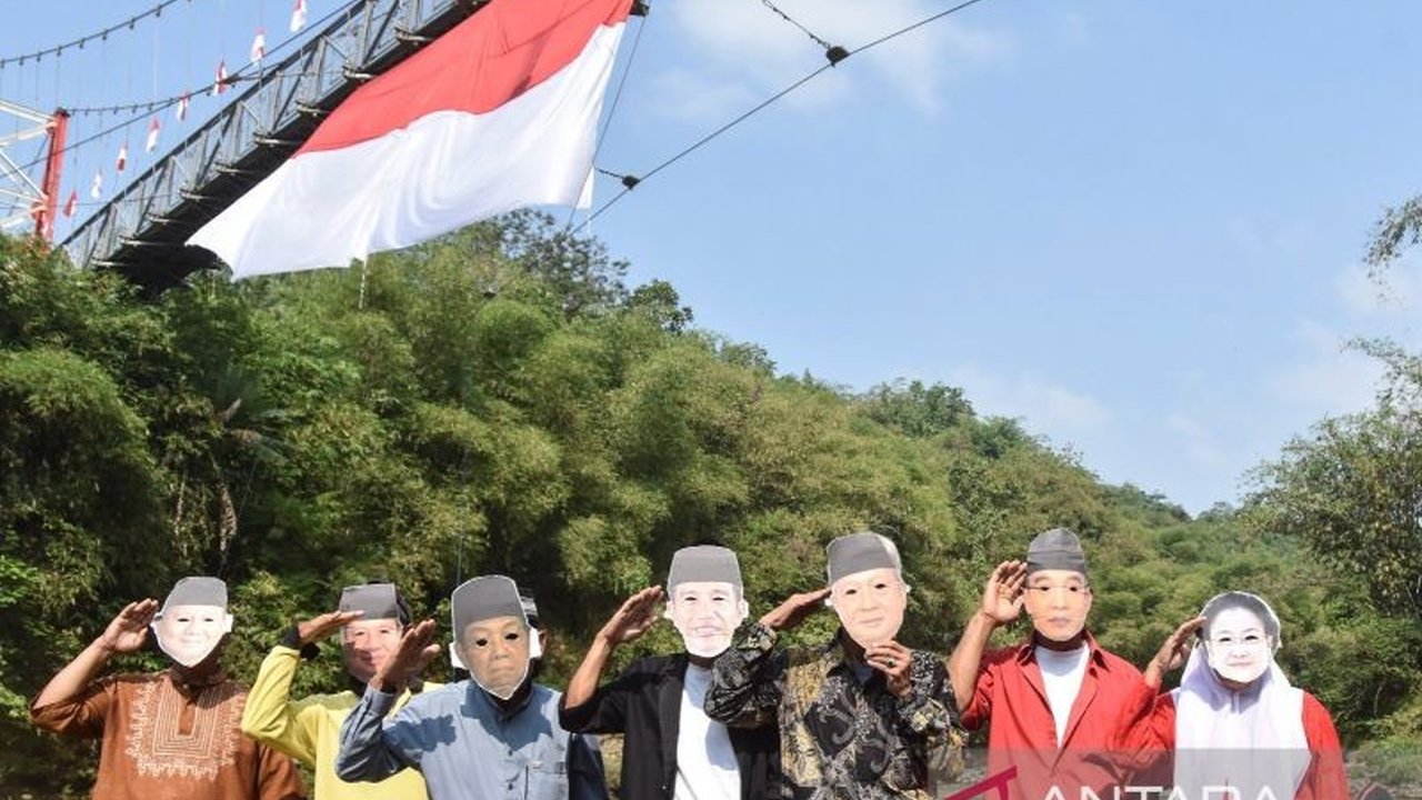 Perayaan HUT RI ke-80 di Tasikmalaya disemarakkan dengan penampilan unik delapan Topeng Presiden RI, dari Soekarno hingga Prabowo. Bagaimana semangat nasionalisme dibangkitkan?