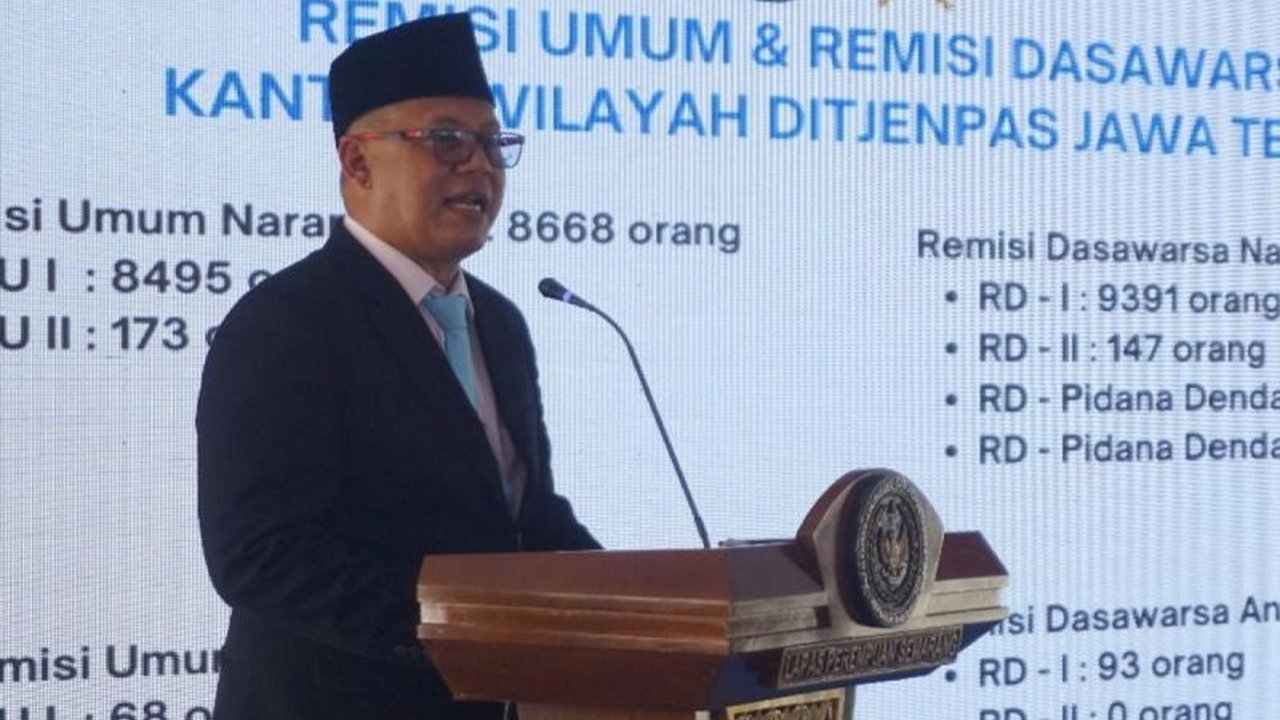 Sebanyak 8.737 narapidana dan anak binaan di Jawa Tengah menerima Remisi Kemerdekaan Jateng dalam rangka HUT RI ke-80, dengan 174 di antaranya langsung bebas. Simak detailnya!