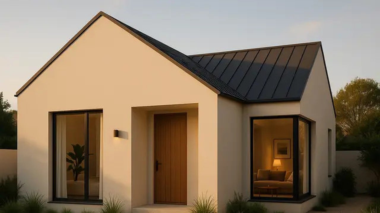 Model Rumah Sederhana Minimalis Berdesain Mewah yang Kecil Tapi Terasa Luas (created by AI)