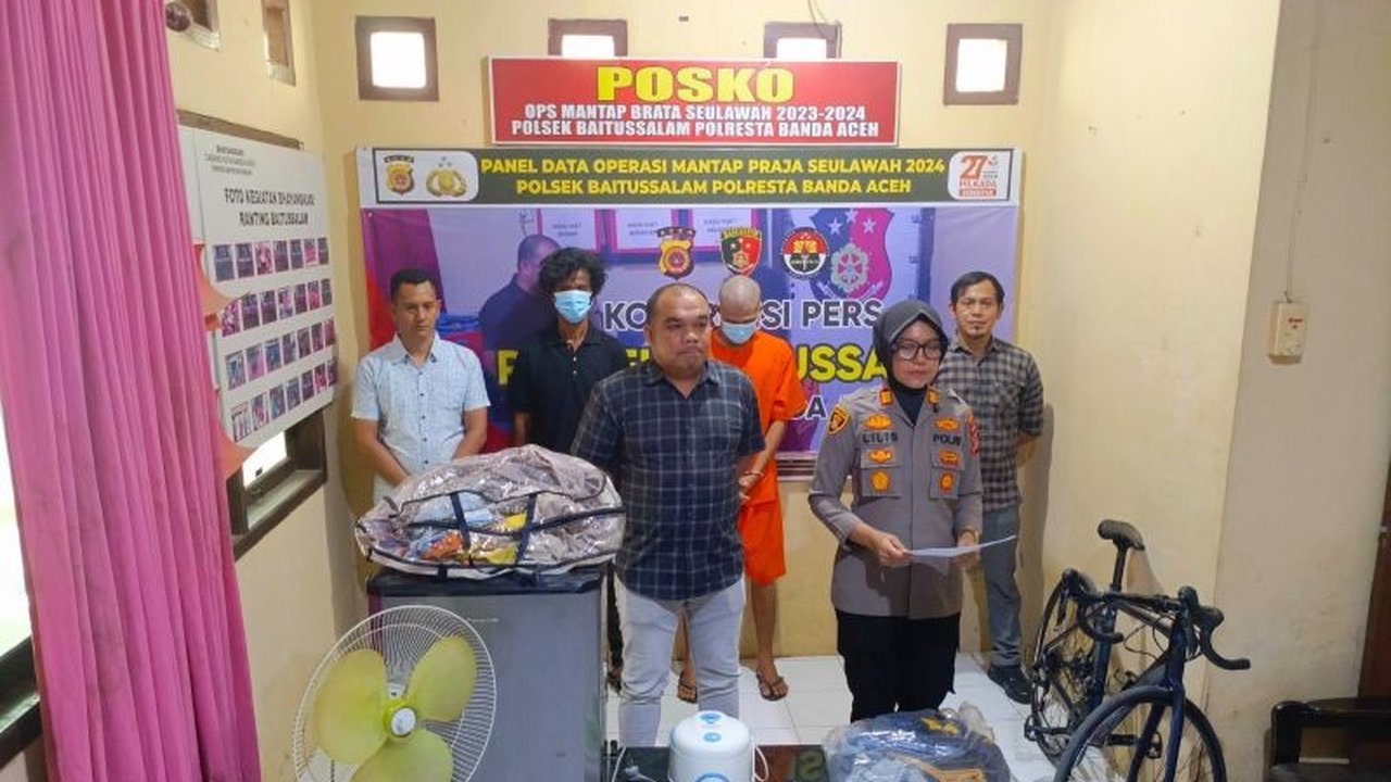 Dua pelaku pembobolan rumah berulang di Aceh Besar berhasil diringkus polisi, mengungkap kerugian puluhan juta rupiah termasuk sepeda mewah. Simak kronologi lengkapnya!