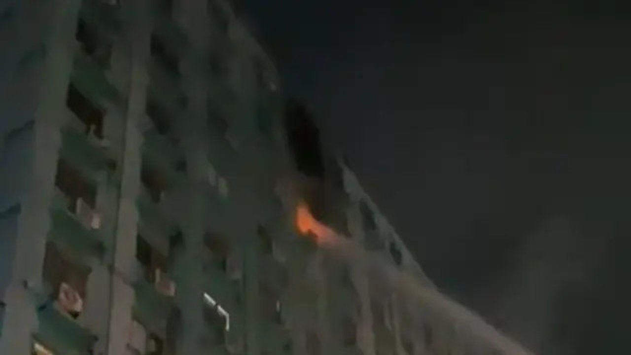 Apartemen City Park, di Jalan Kapuk Cengkareng, Cengkareng Timur, Cengkareng, Jakarta Barat (Jakbar), terbakar (Istimewa)