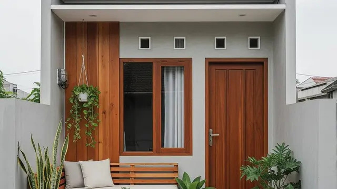 Inspirasi Desain Rumah Sederhana 4x6 Meter. Foto: Gemini