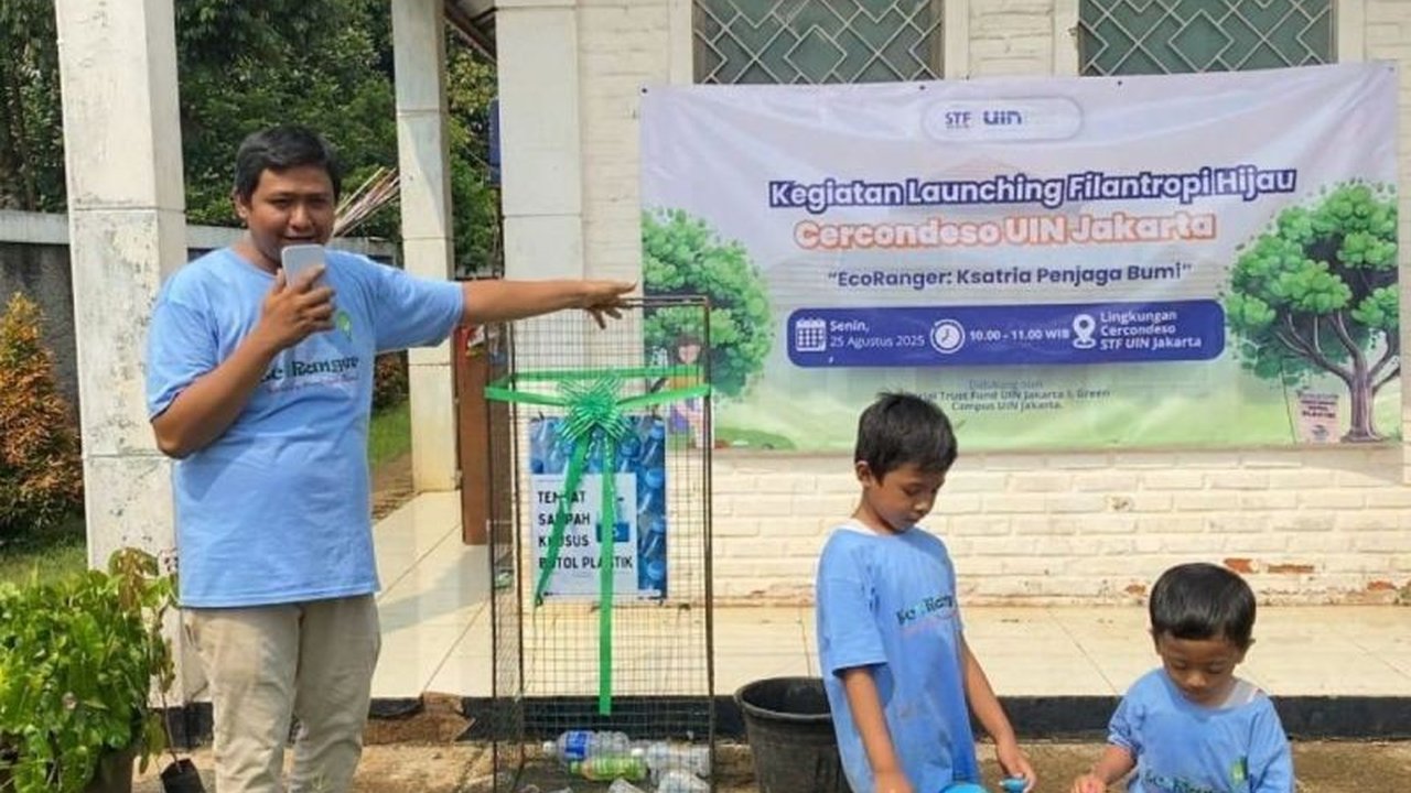 STF UIN Jakarta meresmikan Filantropi Hijau, sebuah inisiatif edukasi lingkungan di Bogor. Program ini mengajak masyarakat peduli bumi dan melestarikan alam, termasuk lewat beasiswa dari sampah plastik.
