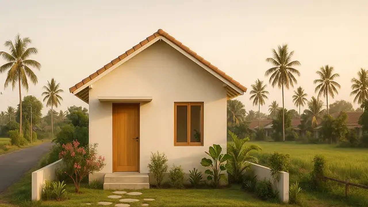 Model Rumah Sederhana Ukuran 5x7 di Kampung