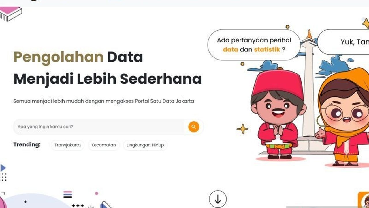 Pemerintah Provinsi DKI Jakarta segera meluncurkan wajah baru Portal Satu Data Jakarta dengan visualisasi menarik dan integrasi data dari berbagai OPD, menjanjikan akses informasi yang lebih transparan dan akuntabel bagi publik.