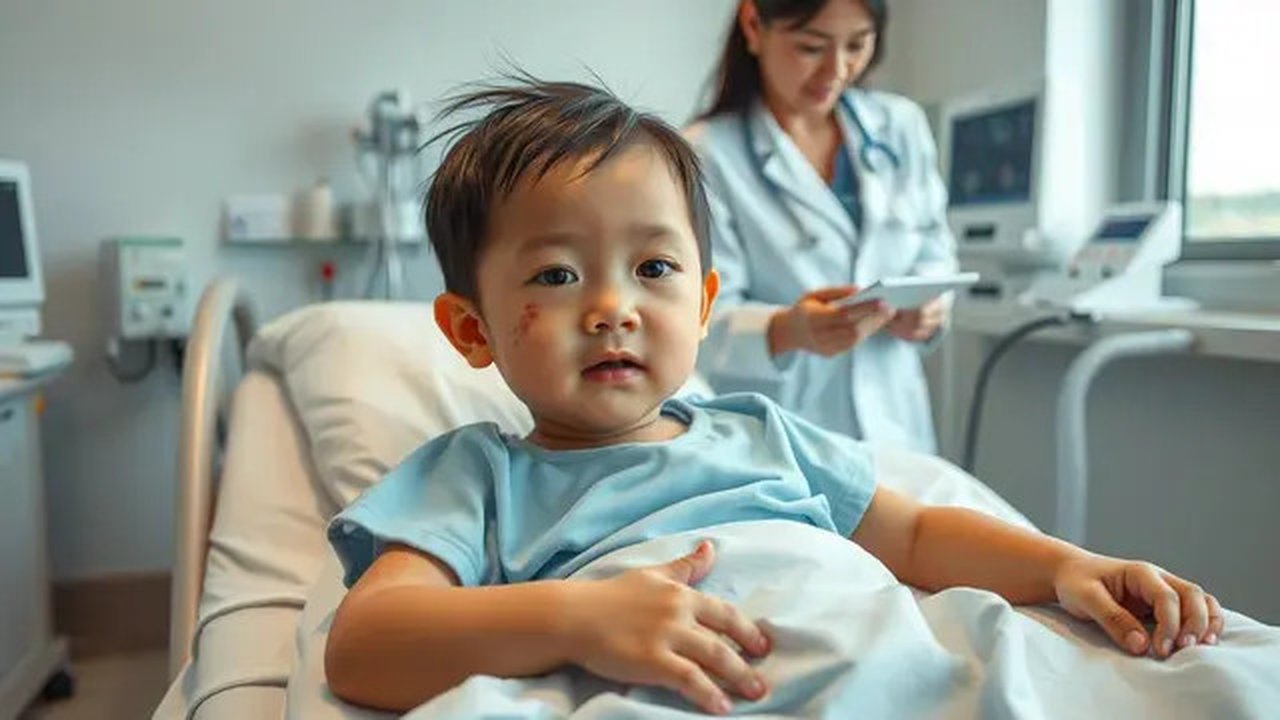 ciri penyakit campak Ilustrasi dibuat AI