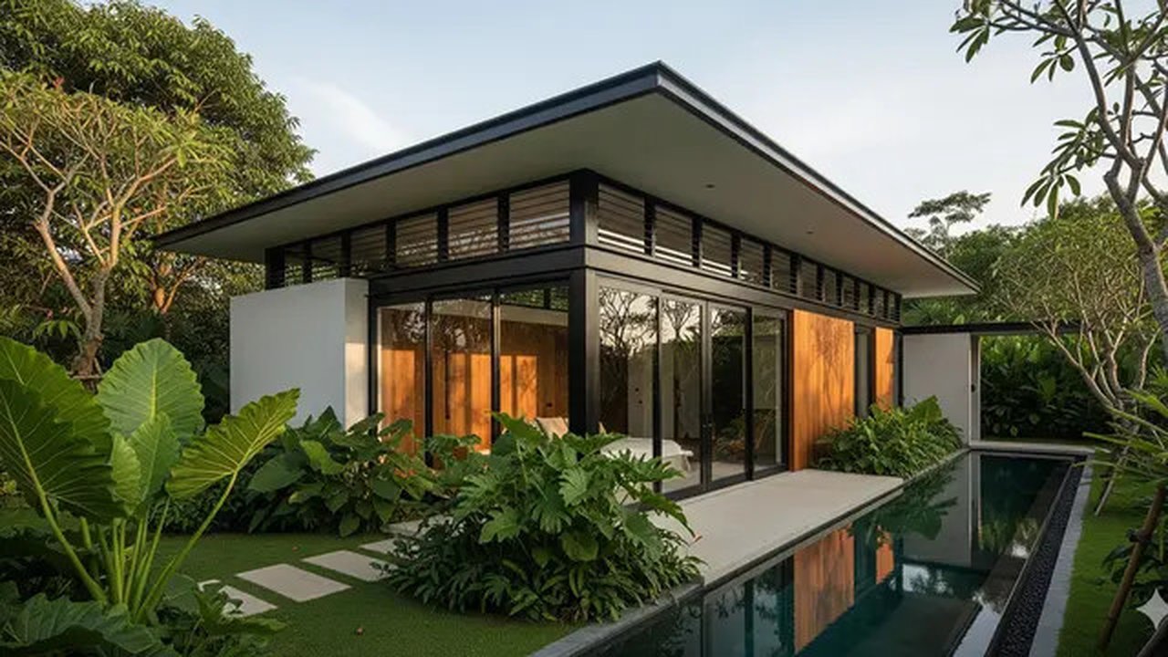 Desain Rumah Kecil 4x6 Mewah Estetik Kontemporer di 2025