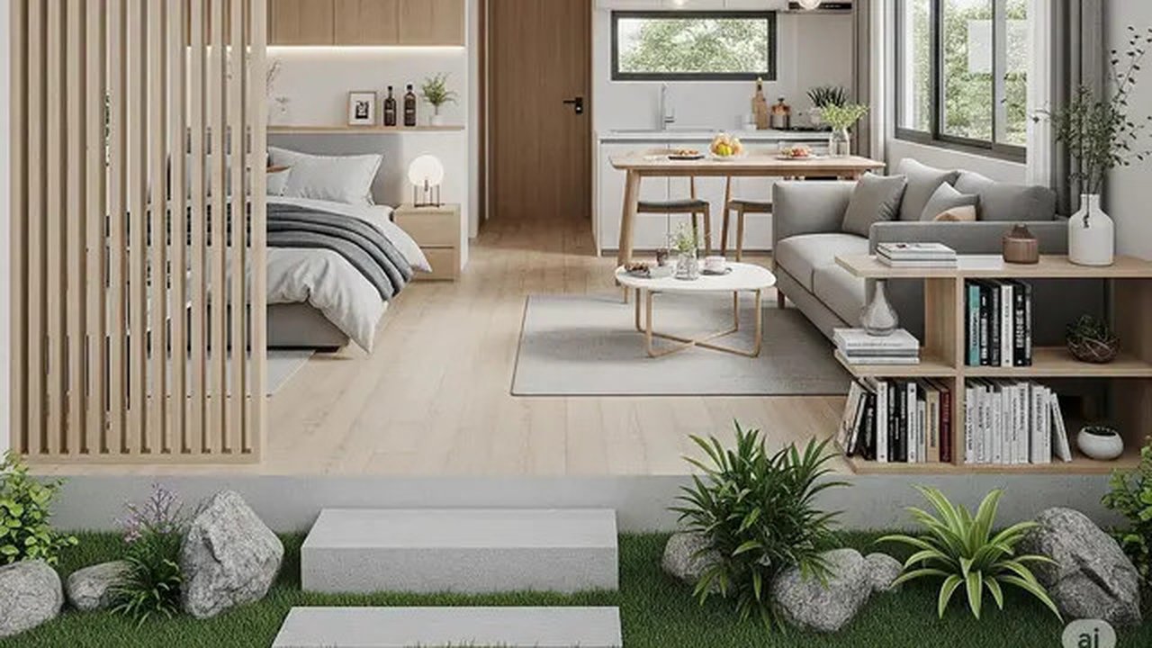 Inspirasi Rumah Sederhana Ukuran 5x6 dengan 2 Kamar. Foto: Gemini