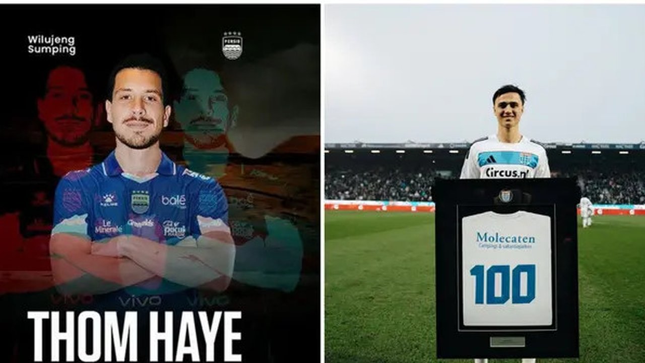 Thom Haye dan Eliano Reijnders. (Bola.com/Dok.Persib Bandung dan Eliano Reijnders).