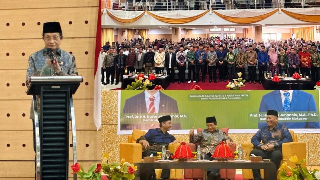 Menteri Agama Nasaruddin Umar menunjuk UIN Alauddin Makassar sebagai lokomotif peradaban Islam modern. Simak bagaimana peran kampus ini dalam memajukan ilmu pengetahuan Islam di tengah krisis global.
