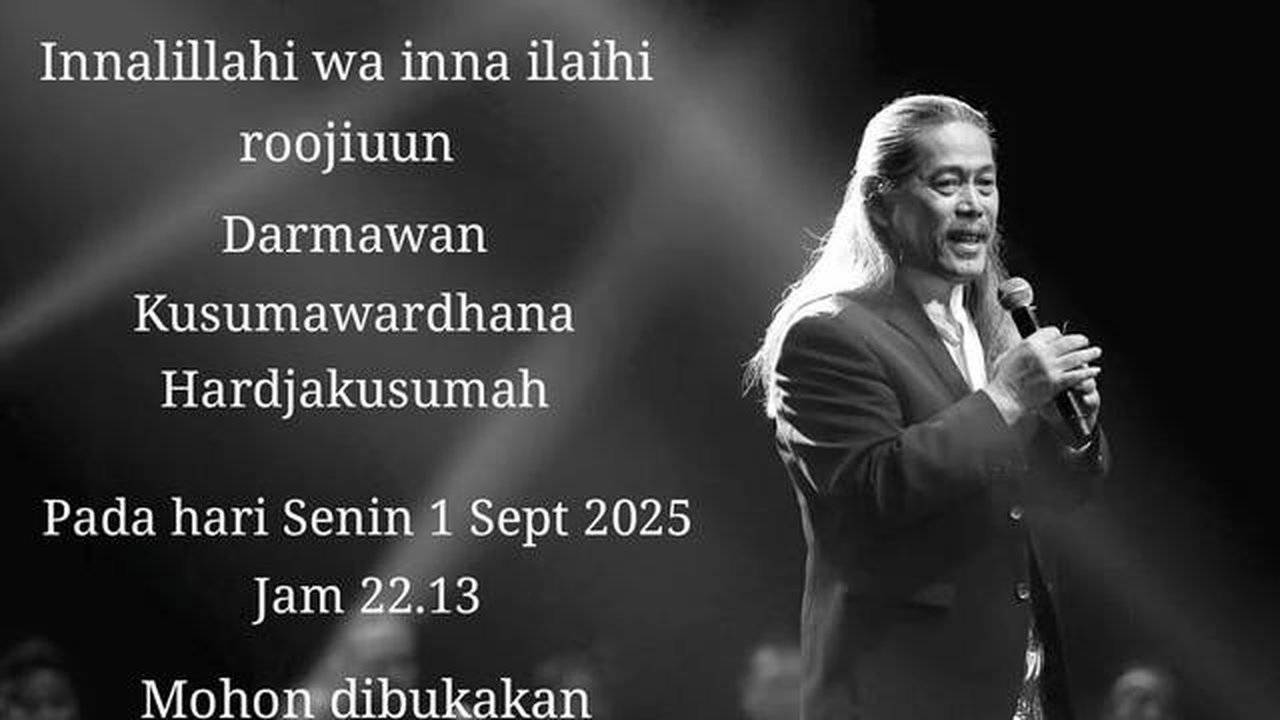 Kabar duka datang dari grup musik legendaris Bimbo. Salah satu personelnya, Raden Darmawan Dajat Hardjakusumah atau Acil Bimbo meninggal dunia. (Foto: Dok. Instagram @zaraadhsty)