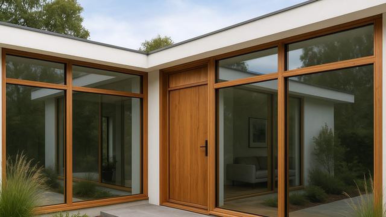 Rumah Minimalis Modern dengan Kaca Luas (Foto: ChatGPT)