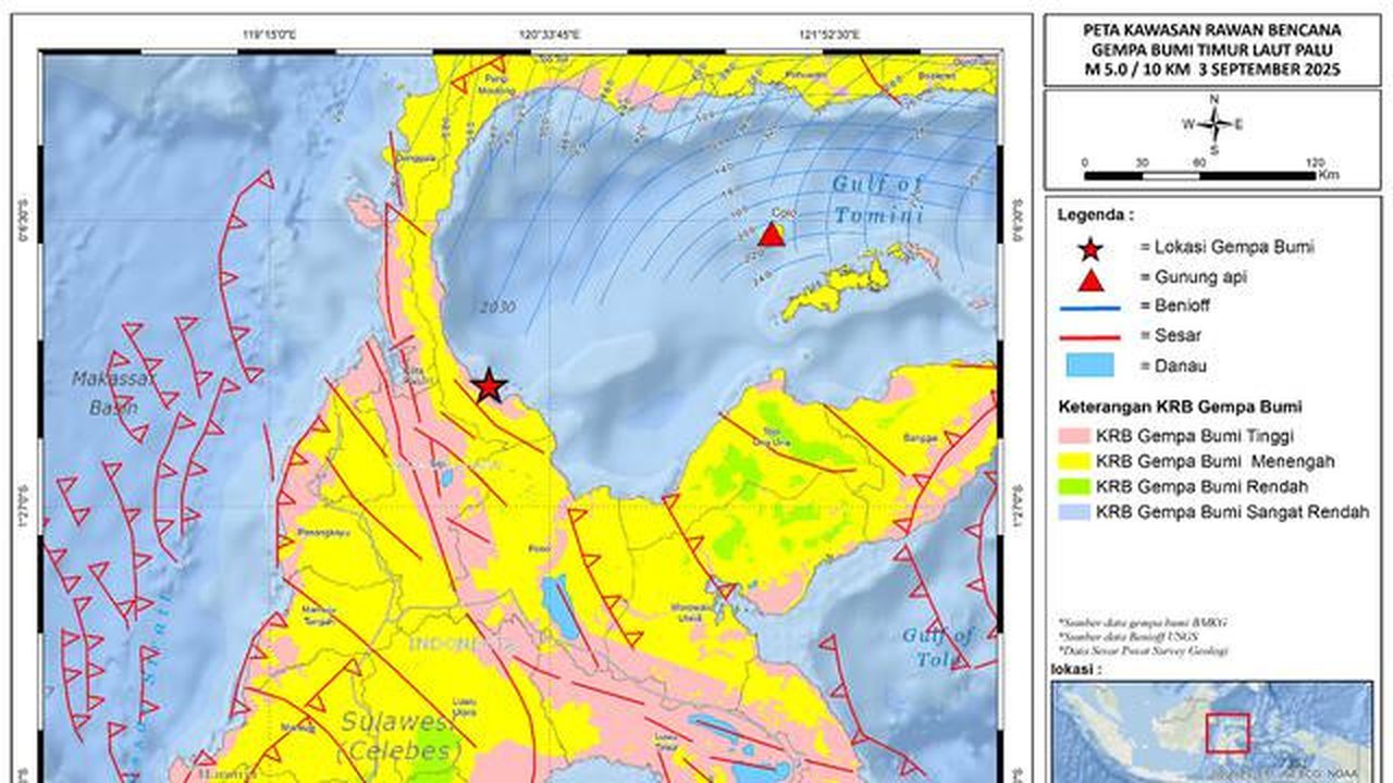 Gempa magnitudo 4,8 guncang Palu