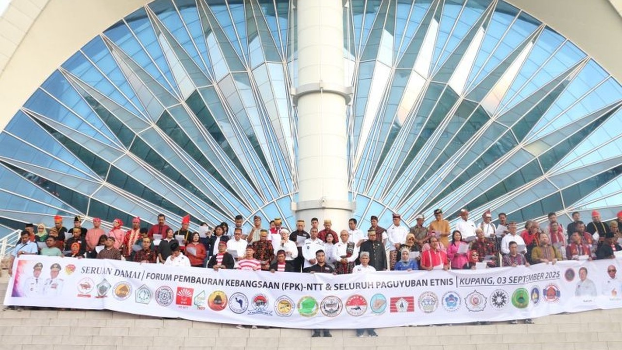 Wakil Gubernur NTT mengapresiasi Deklarasi Seruan Damai Forum Pembauran Kebangsaan, menegaskan pentingnya persatuan warga untuk pembangunan daerah. Apa saja poin penting deklarasi ini?