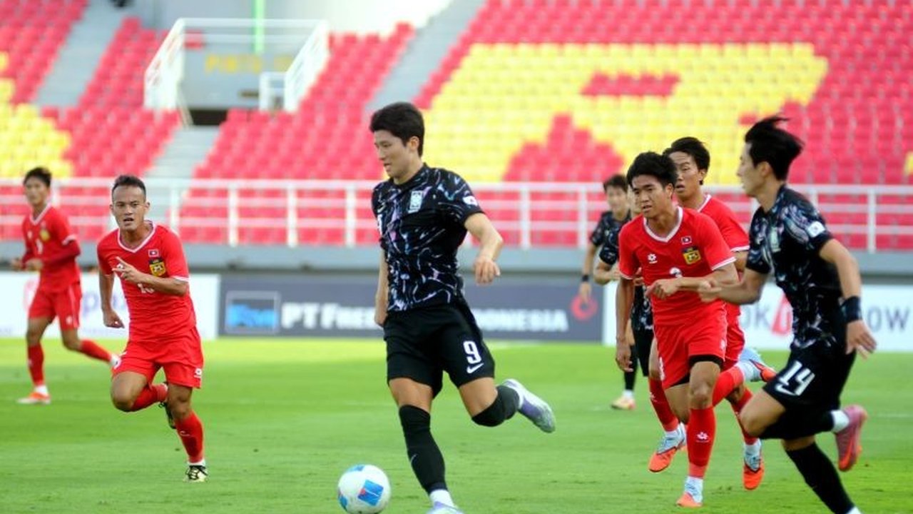 Pelatih Korsel U-23, Lee Min-sung, menyatakan belum puas sepenuhnya dengan performa timnya meski berhasil menang telak 7-0 atas Laos. Apa alasannya?