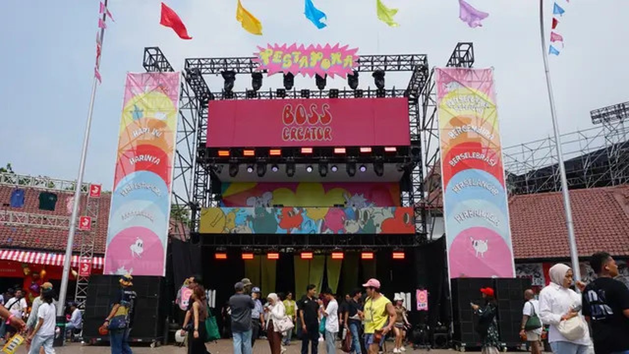 Pestapora 2025 dimulai. Bertempat di Gambir Expo dan Hall D2 Jakarta International Expo pada Jumat (5/9/2025), kemeriahan terasa bahkan sejak pagi tadi. (Foto: Vindy Therecia)