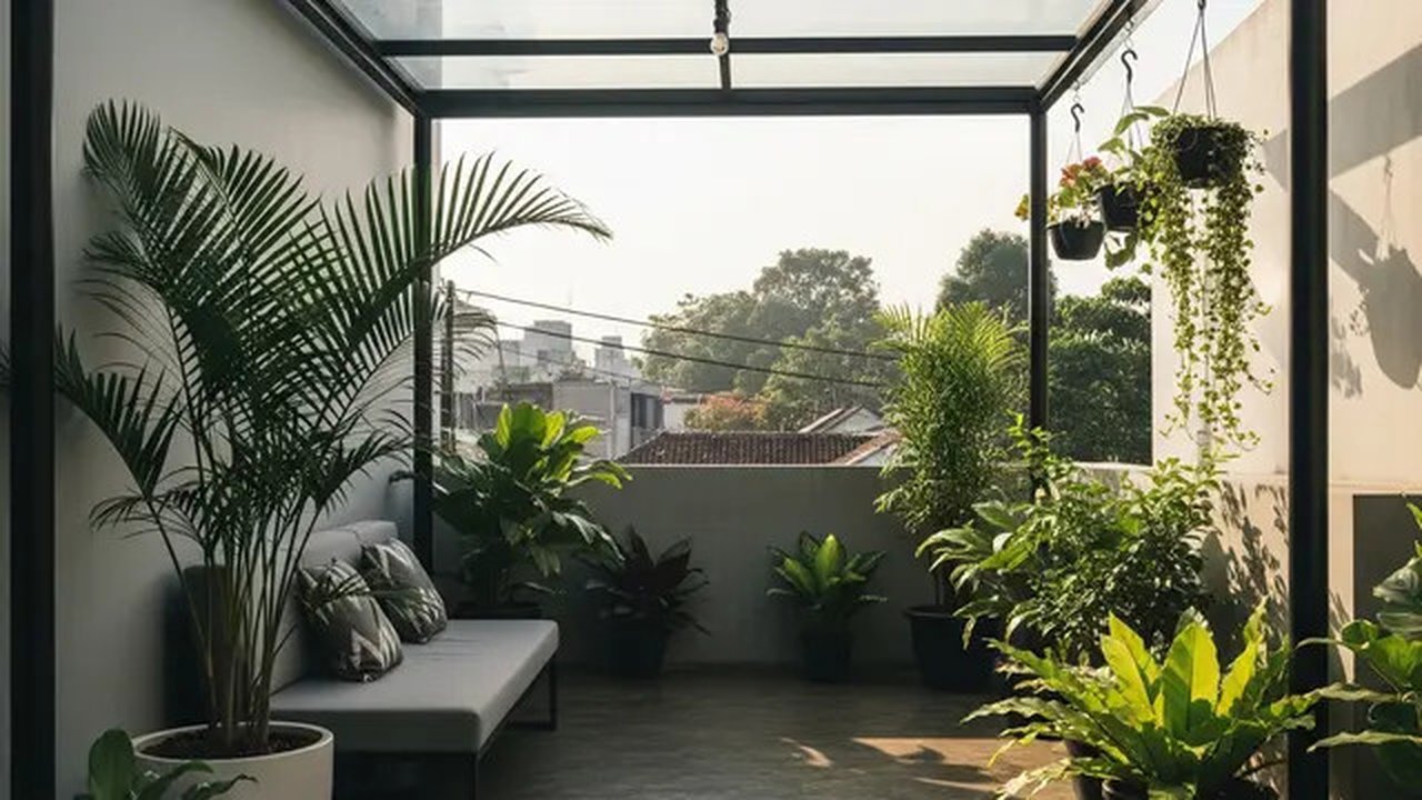 Model Teras Industrial yang Bikin Kekinian Model Viral 2025. Gemini