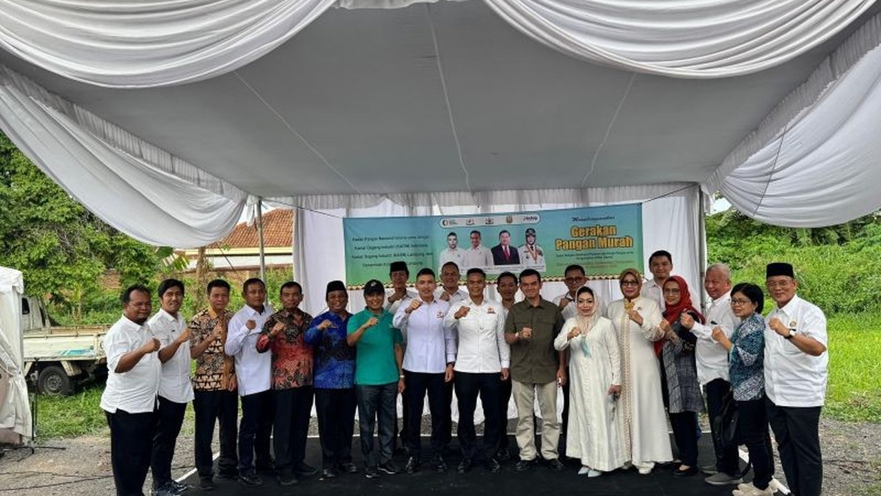 Kadin dan Bapanas sukses menggelar Gerakan Pangan Murah Lampung di Bandar Lampung, menawarkan harga kebutuhan pokok yang jauh lebih terjangkau, sekaligus memberdayakan UMKM lokal.