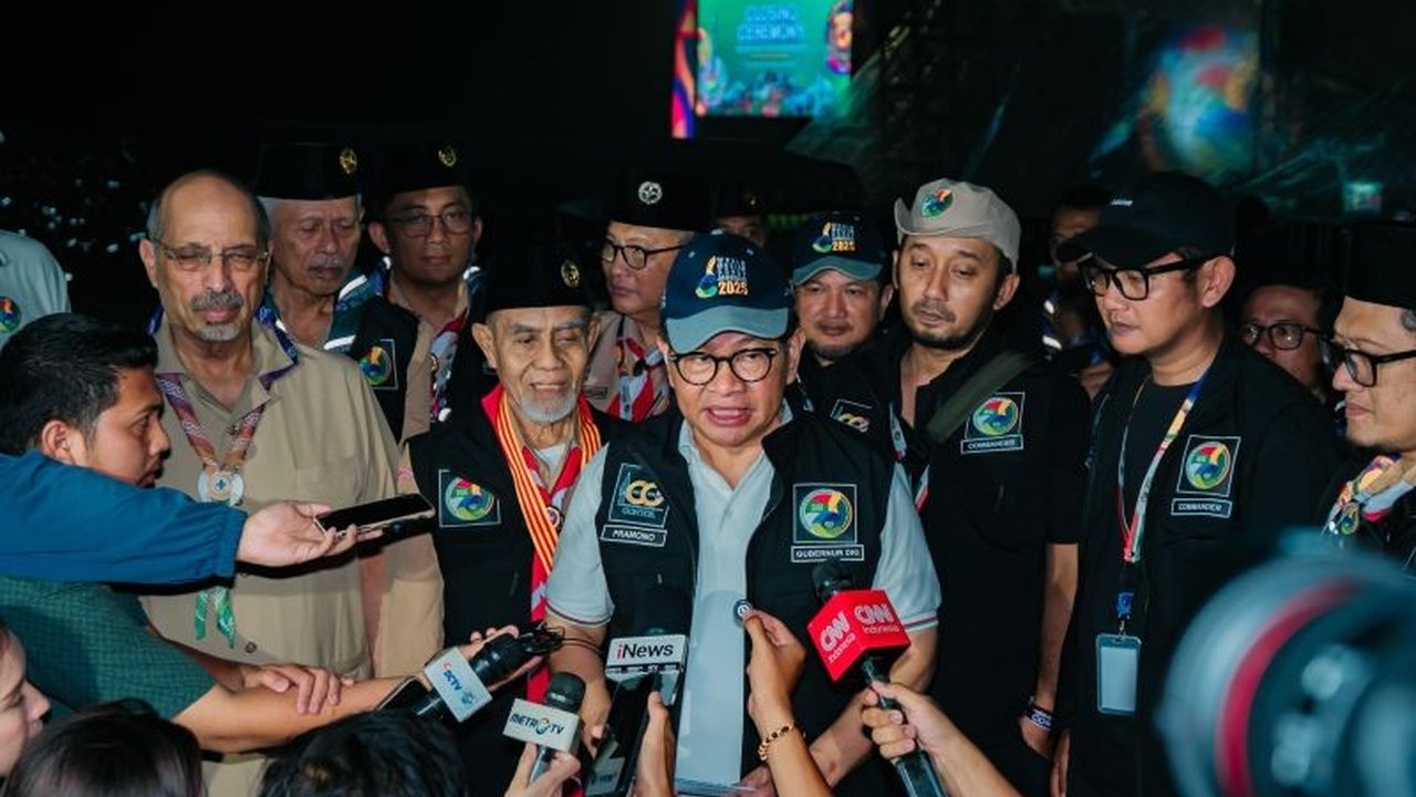 Gubernur DKI Jakarta Pramono Anung sebut World Moslem Scout Jamboree (WMSJ) 2025 jadi wadah utama sampaikan pesan damai untuk Palestina, menegaskan komitmen Indonesia menolak penjajahan.