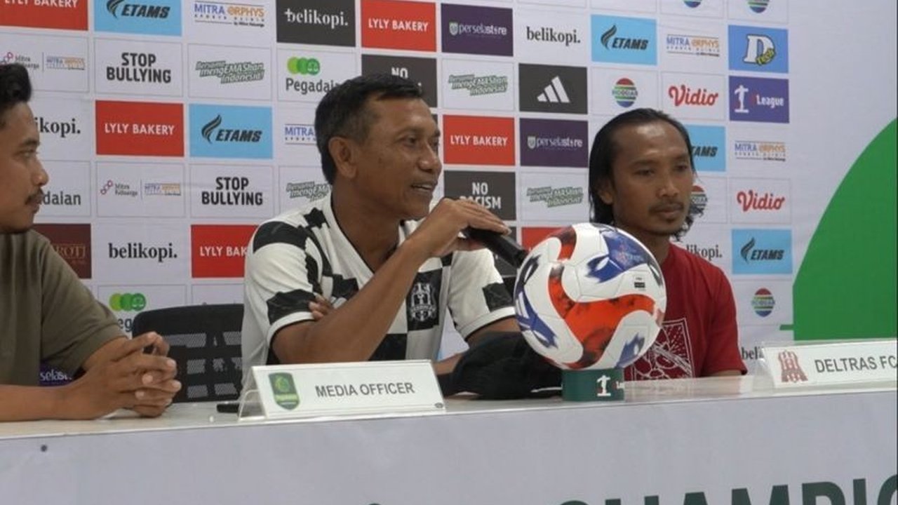 Deltras Sidoarjo menargetkan hasil maksimal dengan mencuri poin dari Persela Lamongan di laga perdana Championship 2025/2026. Pelatih Widodo Cahyo Putro siapkan strategi khusus.