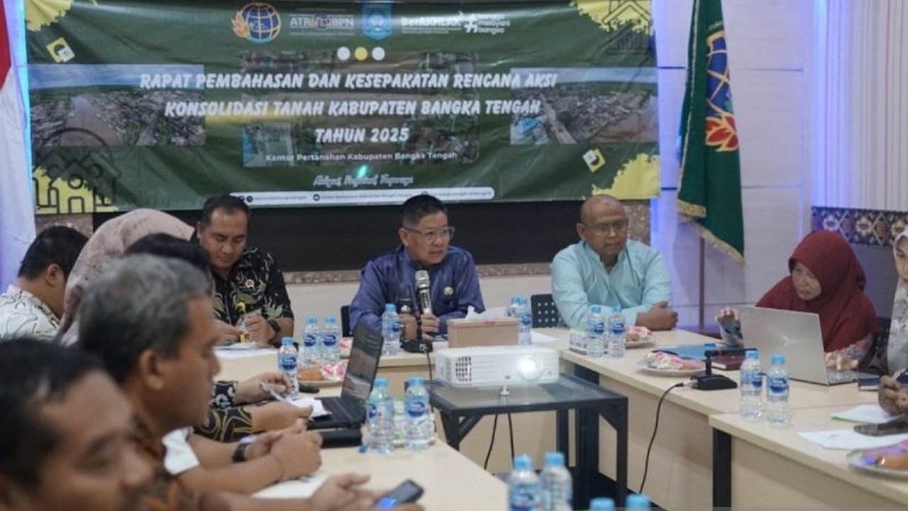 Pemerintah Kabupaten Bangka Tengah dan BPN optimalkan program konsolidasi tanah untuk tata lahan lebih teratur, efisien, dan produktif. Bagaimana dampaknya bagi masyarakat?