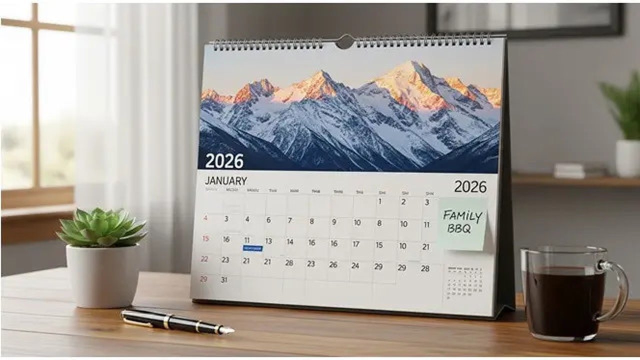 Ilustrasi kalender 2026. Foto: Gemini