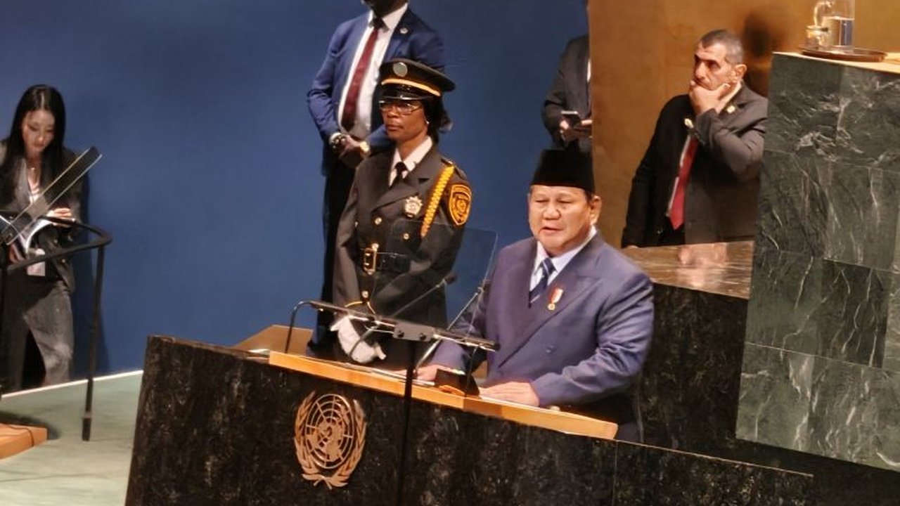Dalam Pidato Prabowo PBB di Sidang Umum PBB, Presiden Subianto menyerukan harapan, solidaritas, dan solusi dua negara untuk Palestina, menyoroti peran PBB dan pengalaman Indonesia.