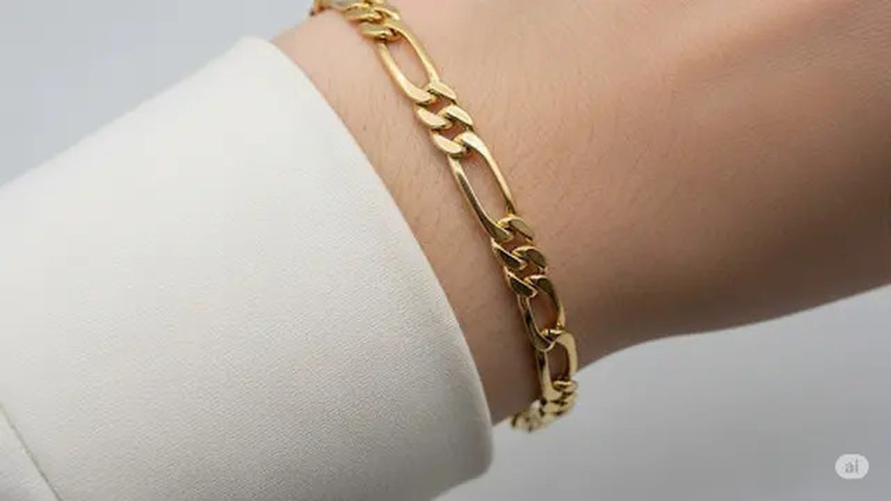 Gelang Figaro Timeless/Model Gelang Emas 22 Karat 3 Gram (Sumber: gemini.com)