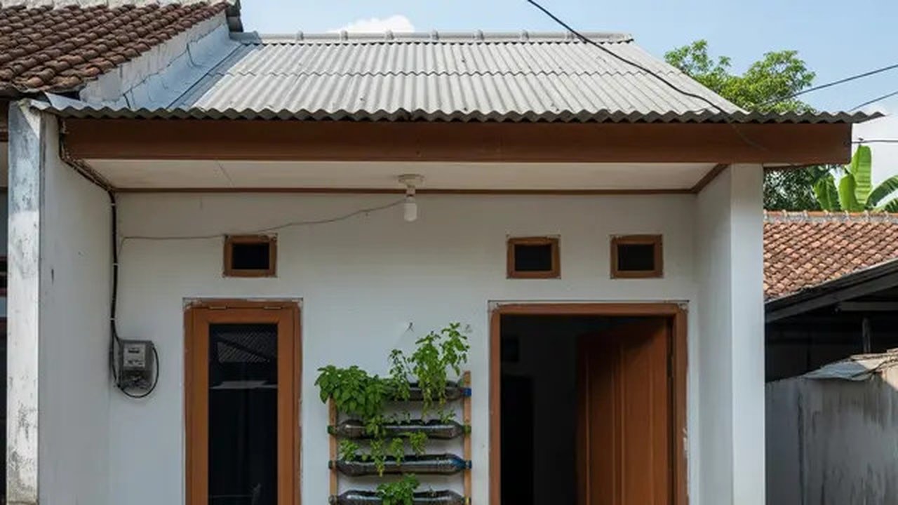 Desain Rumah Murah untuk Kontrakan. (Foto: Gemini AI)