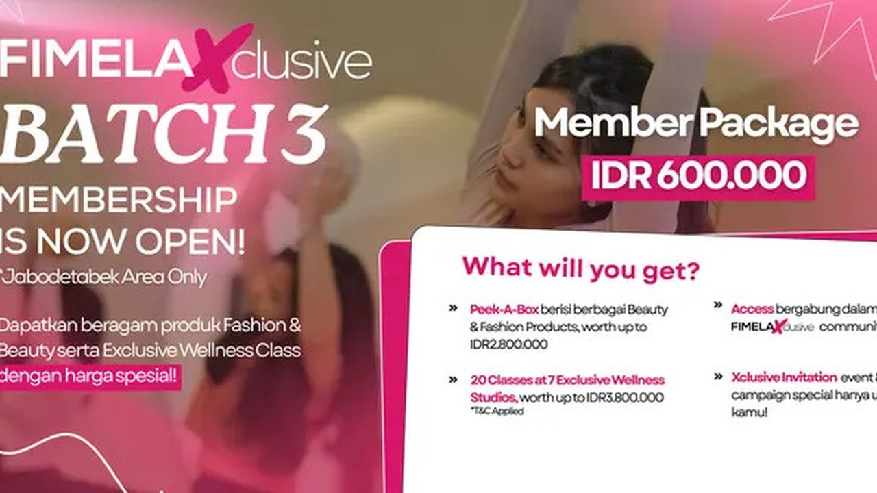 Banyak keuntungan yang akan kamu dapatkan di FimelaXclusive Batch 3./copyright KLY